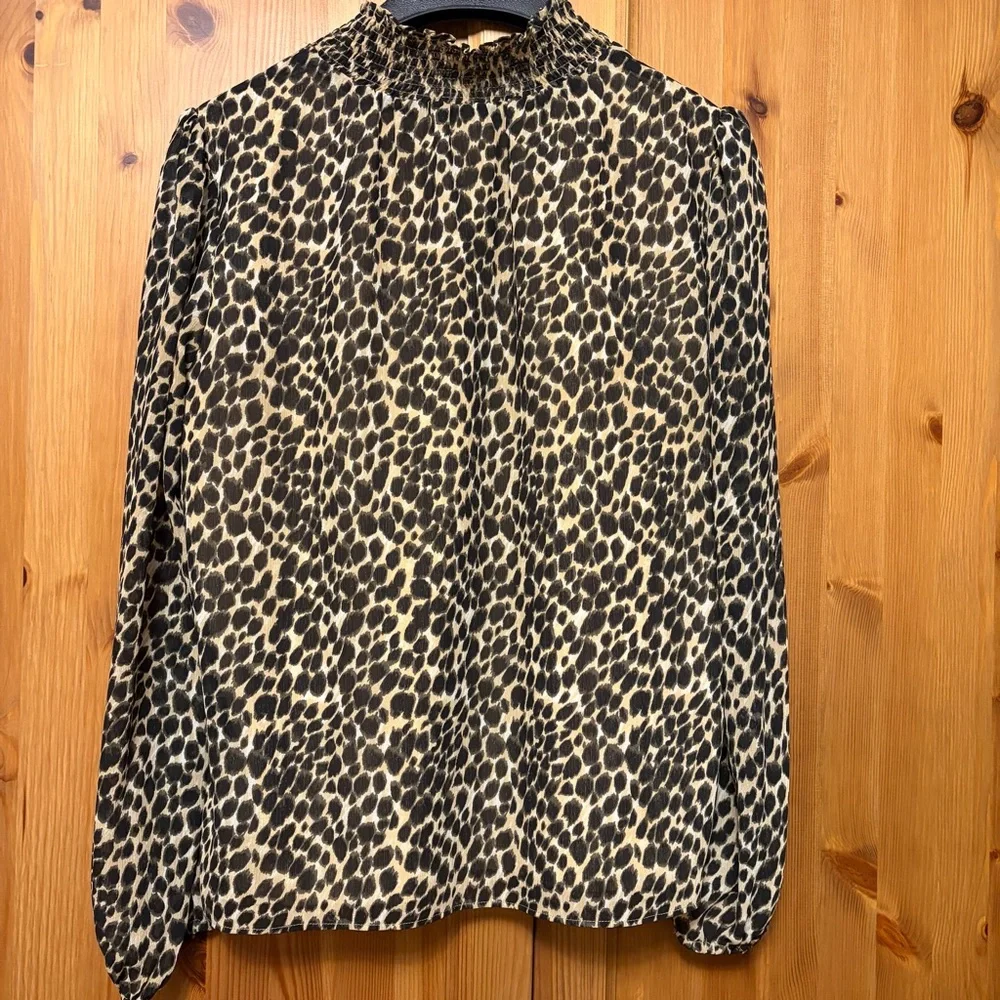 Leopard Print Blouse - Picture 2 of 6